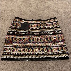 Guess sequence mini skirt